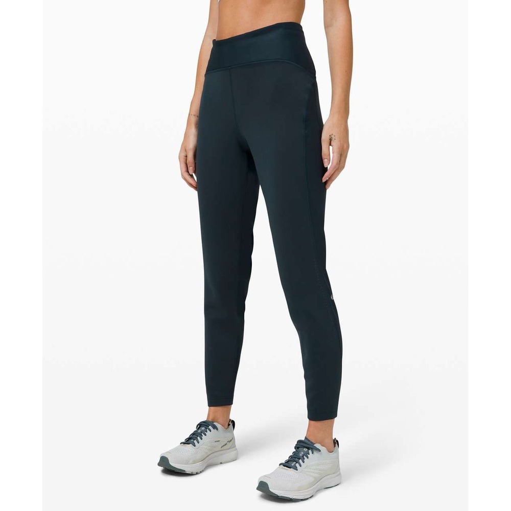 Lululemon Chase the Chill Super High-Rise Pant 28 Submarine Teal Leggings Size 4